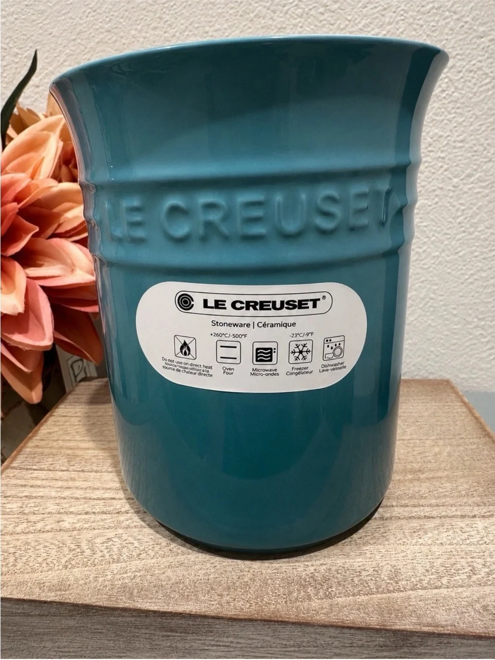 Le Creuset Caribbean Blue 1 Liter Utensil Crock 6